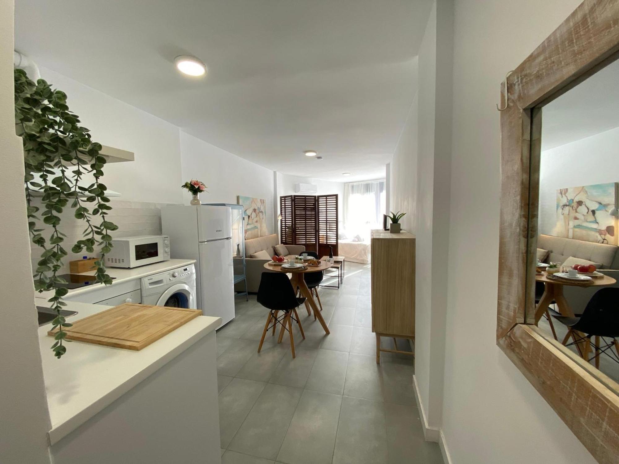 Апартаменты Loft primera línea playa, Cabo de Gata, Wifi Ретамар Экстерьер фото